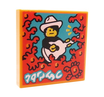 LEGO płyta muzyczna / obraz / plakat