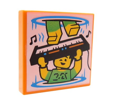 LEGO płyta muzyczna / obraz / plakat