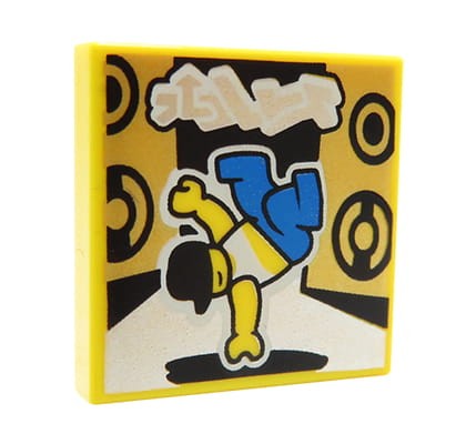 Accéder au produit Disque vinyle LEGO / image / affiche - breakdancer