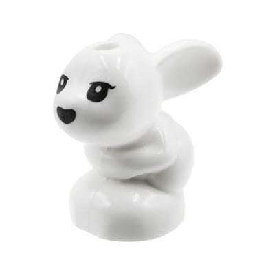 LEGO Friends królik / króliczek / zajączek - biały