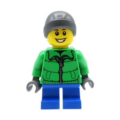 Lego City - figurka Chłopiec / Dziecko - zimowe ubranie