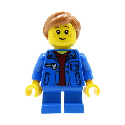 LEGO City - figurka Dziewczynka / Dziecko - włosy z kucykiem