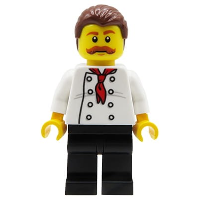 Przejdź do produktu LEGO City - figurka Kucharz / Szef Kuchni w fartuchu