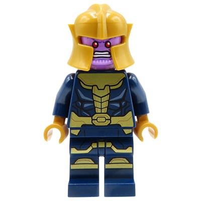 LEGO Marvel Avengers - figurka Thanos - złoty hełm, granatowo-złoty kostium