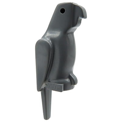 LEGO ptak / papuga / gołąb - ciemny szary