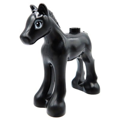 LEGO Friends koń / konik / źrebak - czarny