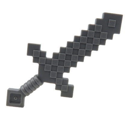LEGO Minecraft miecz - ciemny szary