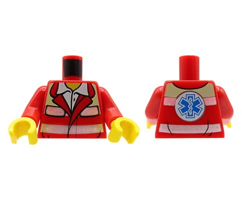 Przejdź do produktu LEGO tors figurki - ratownik medyczny / fartuch, koszula
