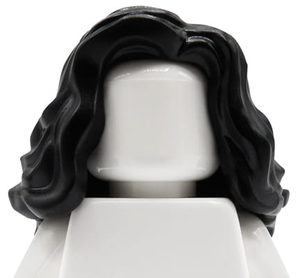 Przejdź do produktu LEGO włosy figurki - damskie, czarne, długie i falowane