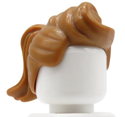 Przejdź do produktu LEGO włosy figurki - damskie, jasne brązowe, kucyk