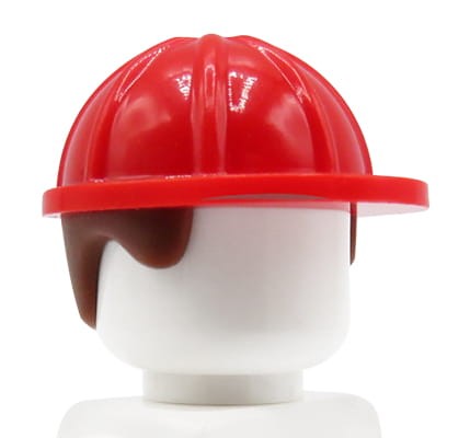 Przejdź do produktu LEGO kask ochronny z włosami - czerwony