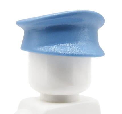 LEGO czapka policyjna / policjanta - niebieska