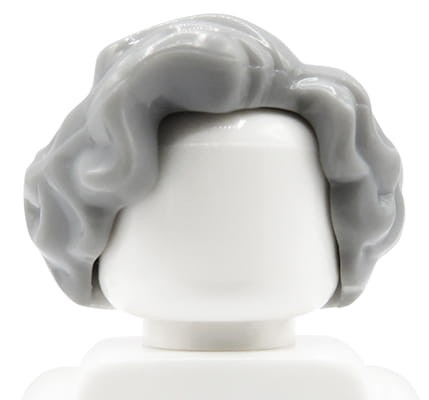 Przejdź do produktu LEGO włosy figurki - damskie, siwe, falowane