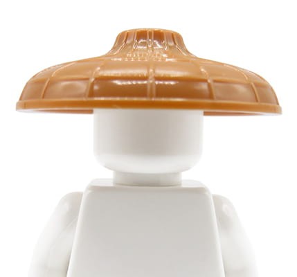 Accéder au produit Chapeau conique asiatique/samouraï LEGO - nougat moyen