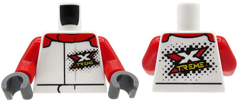 LEGO tors figurki - sportowa kurtka z logiem XTREME